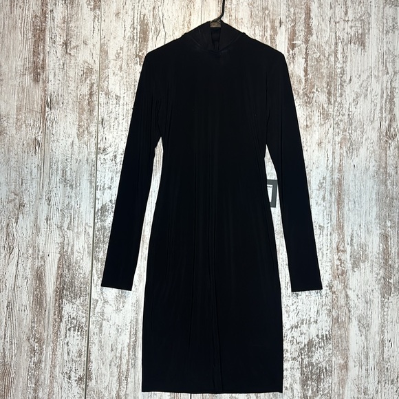 Norma Kamali TURTLENECK DRESS TO KNEE Size S NWT - Picture 8 of 11